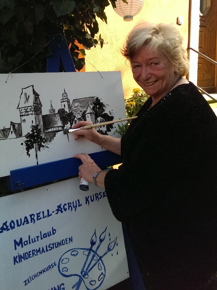 Portrait der Künstlerin