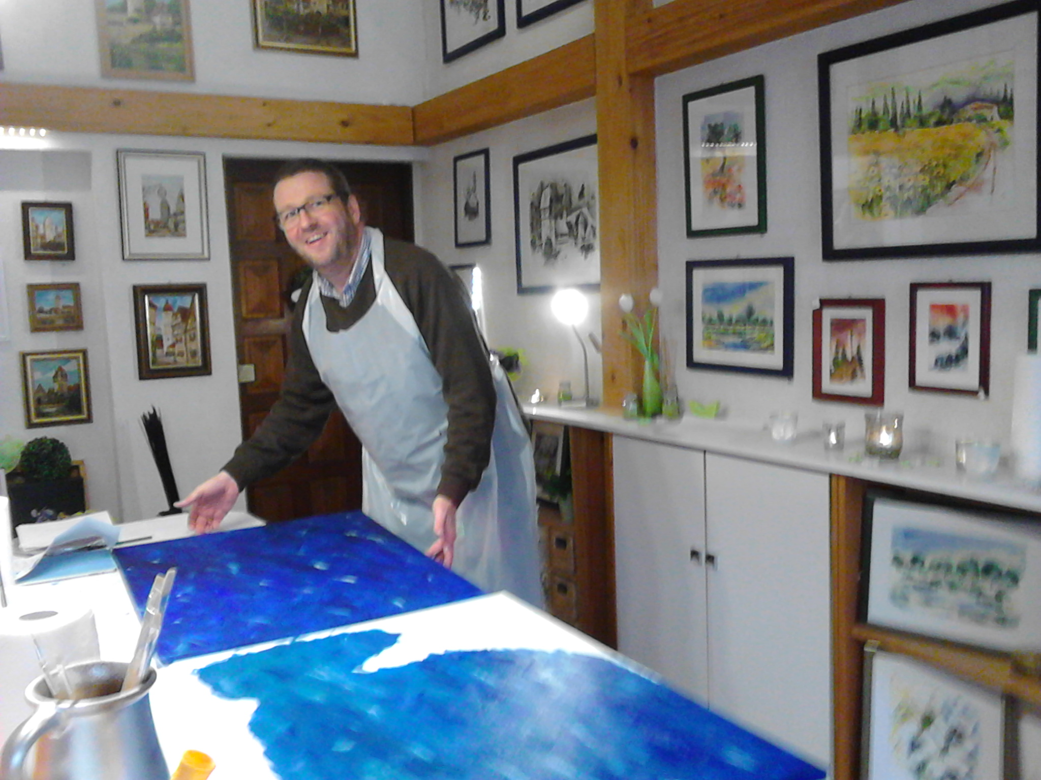 Malkurs im Atelier 1