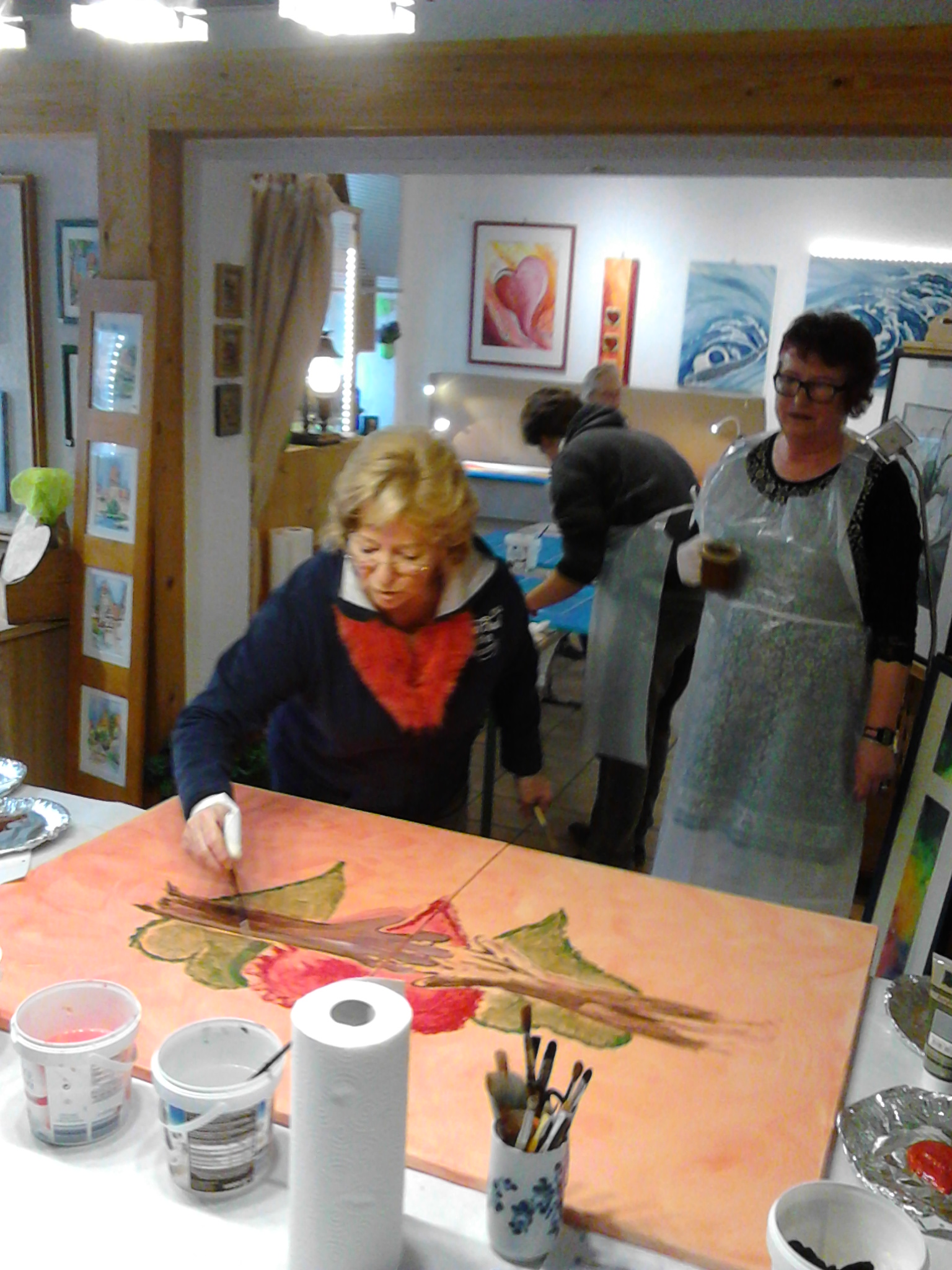 Malkurs im Atelier 2